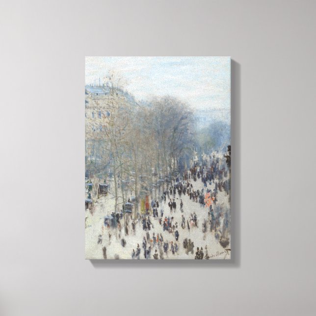 Impressão Em Tela Claude Monet – Le Boulevard des Capucines – 1873 (Frente)