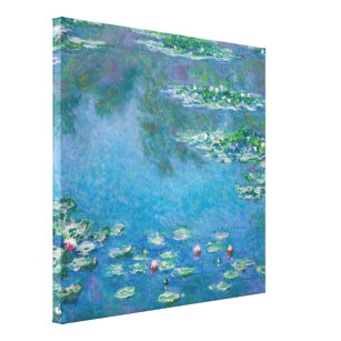 Impressão Em Tela Claude Monet - Lírios Água 1906