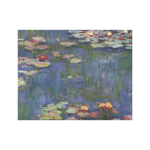 Impressão Em Tela Claude Monet - Lírios De Água