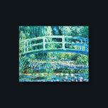 Impressão Em Tela Claude Monet - Lírios De Água E Ponte Japonesa<br><div class="desc">Claude Monet - Lírios E Ponte Japonesa (1899)</div>
