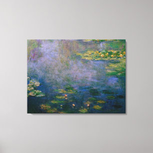 Impressão Em Tela Claude Monet - Lírios Hídricos