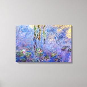 Impressão Em Tela Claude Monet - Lírios Hídricos
