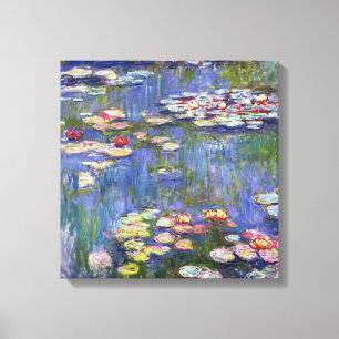 Impressão Em Tela Claude Monet - Lírios/Ninfas
