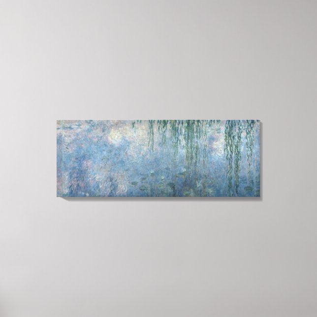 Impressão Em Tela Claude Monet | Lírios: Salgueiros, 1914 (Frente)