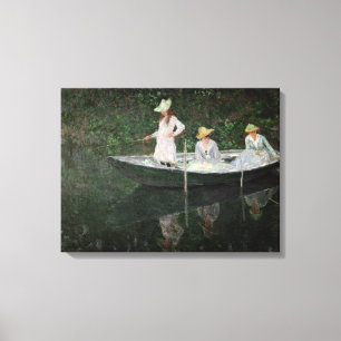 Impressão Em Tela Claude Monet O barco em Giverny, c.1887