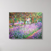 Impressão Em Tela O Jardim de Íris em Giverny por Claude Monet
