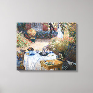 Impressão Em Tela Claude Monet - O Luncheon, painel decorativo