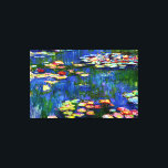 Impressão Em Tela Claude Monet Oil Painting Water Lílias/Ninféas<br><div class="desc">Lírios d'água (Ninféas em francês) é uma série de aproximadamente 250 pinturas de óleo do impressionista francês Claude Monet. Muitas das obras foram pintadas enquanto Monet sofria de cataratas. As pinturas retratam o jardim floral de Monet em sua casa em Giverny, e foram o principal foco de sua produção artística...</div>