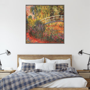 Impressão Em Tela Claude Monet Ponte Japonesa Giverny Arte