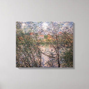 Impressão Em Tela Claude Monet - Primavera através dos ramos