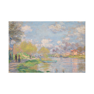 Impressão Em Tela Claude Monet - Primavera do Sena