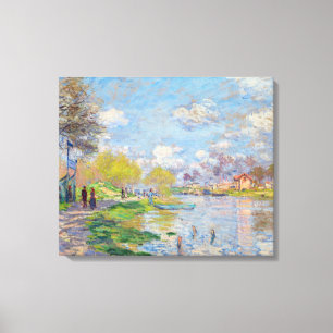 Impressão Em Tela Claude Monet - Primavera do Sena
