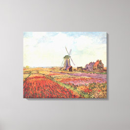 Impressão Em Tela Claude Monet – Tulip fields in Holland – 1886