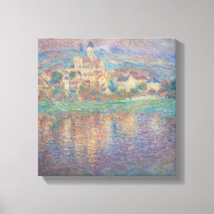 Impressão Em Tela Claude Monet - Vetheuil, Pôr do Sol