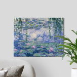 Impressão Em Tela Claude Monet Water Lily<br><div class="desc">Poster de Water Lily pintura de arte da paisagem botânica por Claude Monet</div>