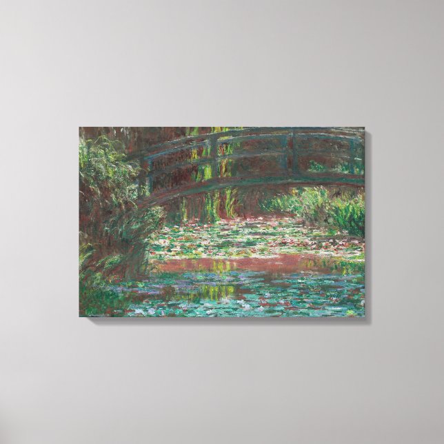 Impressão Em Tela Claude Monet - Water Lily Pond (Frente)