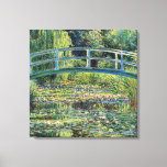 Impressão Em Tela Claude Monet - Water Lily Pond & Japanesese Bridge<br><div class="desc">The Water Lily Pond and the Japan Bridge / Le Bassin aux ninfheas - Claude Monet,  1899</div>