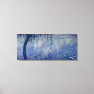 Impressão Em Tela Claude Monet Waterlilies: Salgueiros Weeping