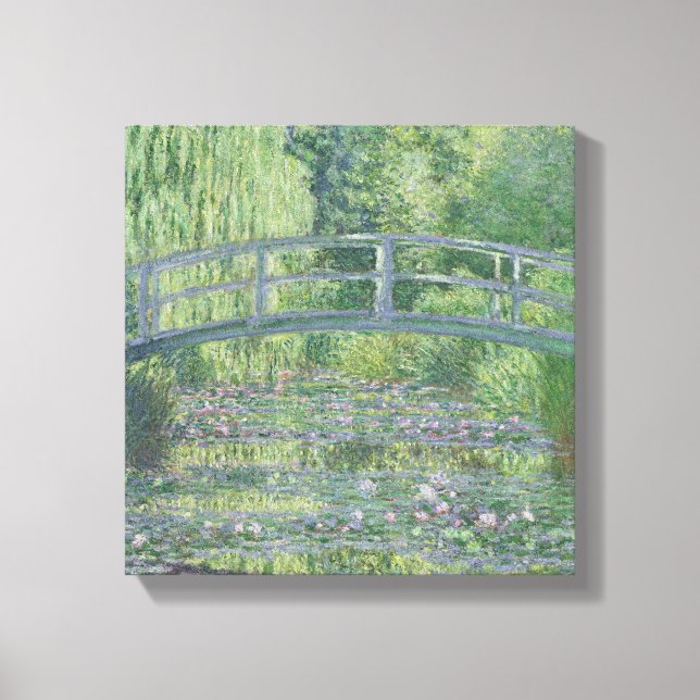 Impressão Em Tela Claude Monet | Waterlily Pond: Harmonia Verde (Frente)