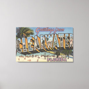 Impressão Em Tela Clearwater, Florida - grandes cenas 2 da letra