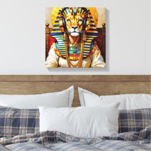 IMPRESSÃO EM TELA CLEOPATRA RAINHA DO NILE-LIONESA