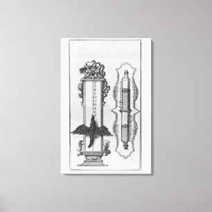 Impressão Em Tela Clepsidras velhas, ilustração