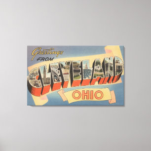 Impressão Em Tela Cleveland, Ohio - grandes cenas da letra