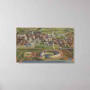 Impressão Em Tela Cleveland, Ohio - Municipal