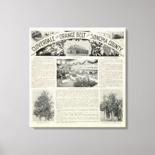 Impressão Em Tela Cloverdale, Califórnia