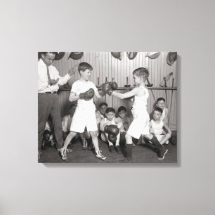 Impressão Em Tela Clube de Boxe Masculino, 1925