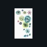 Impressão Em Tela Cluster de Suculentes<br><div class="desc">Cluster de Suculentos. Grace Popp. ID da imagem: 148320Z.</div>