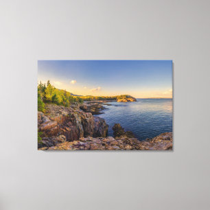 Impressão Em Tela Coastline Acadia National Park, Schooner Head