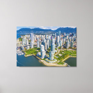 Impressão Em Tela Coastline Vancouver, Colúmbia Britânica, Canadá