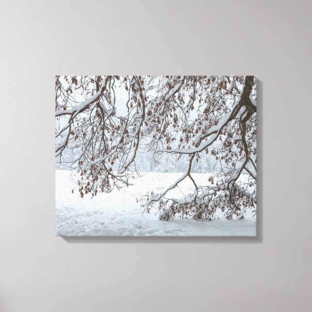 Impressão Em Tela Coberta por neve (Frente)