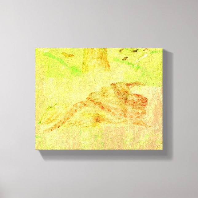 Impressão Em Tela Cobra em uma tela de desenho (Frente)