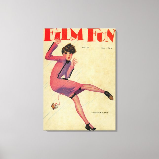 Impressão Em Tela Cobrir da Revista Film Fun (Frente)