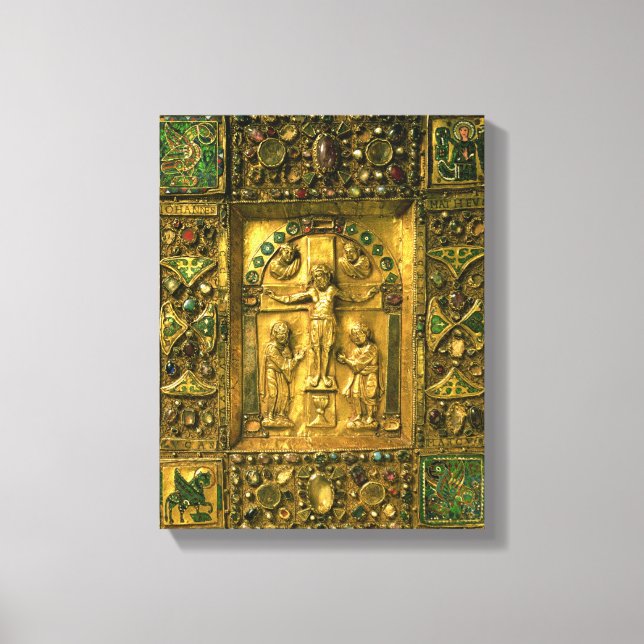 Impressão Em Tela Cobrir de Evangelho, Ottoniano, Alemanha, 11 sécul (Frente)