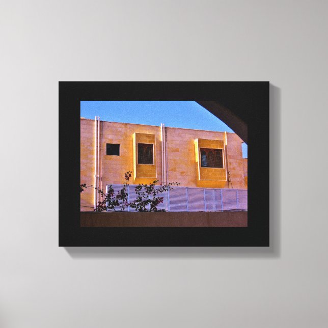 Impressão Em Tela Cobrir de Janela de Madeira (Frente)