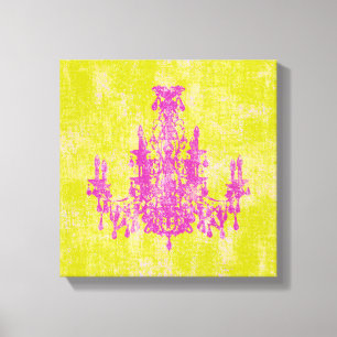 Impressão Em Tela Coco Chandelier ~ CHANGE COR 12x12,75" espesso