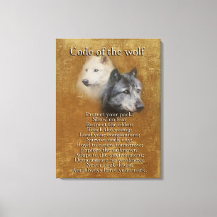 Impressão Em Tela Código do Lobo