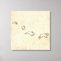 Coelhinho-Vintage Bonny Themed Saltando Coelhos Ar
