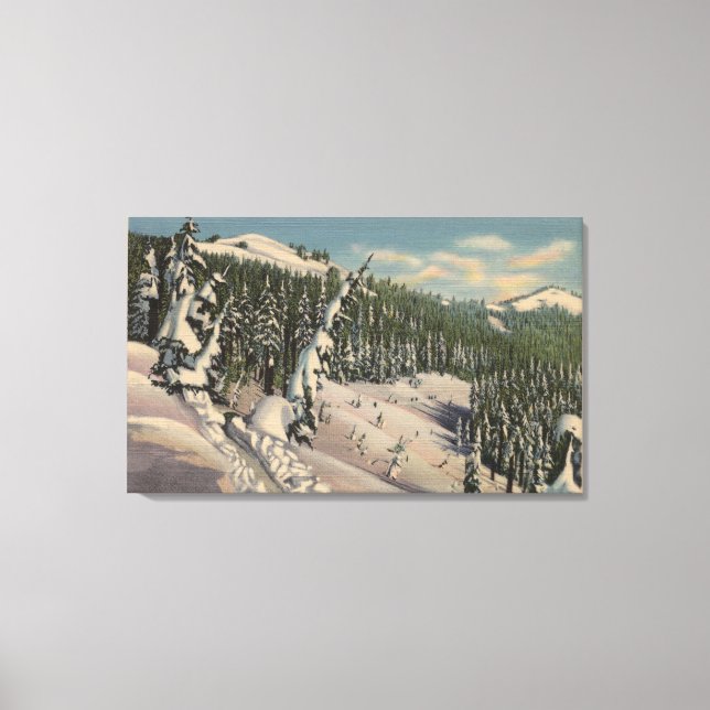 Impressão Em Tela Coeur d'Alene, ID - Coeur d'Alene (Frente)