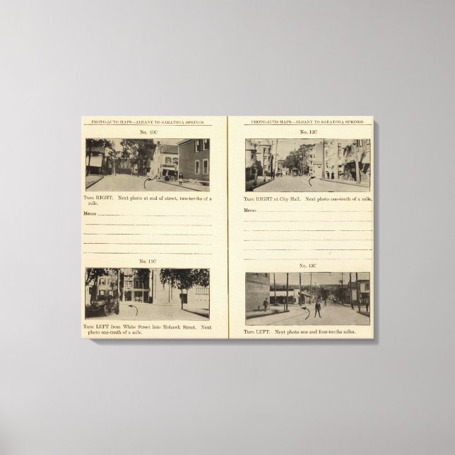 Impressão Em Tela Cohoes, NY (Frente)