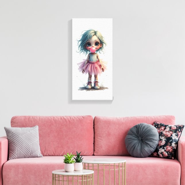 Impressão Em Tela Coisinha fofa (Insitu(Sala de estar))
