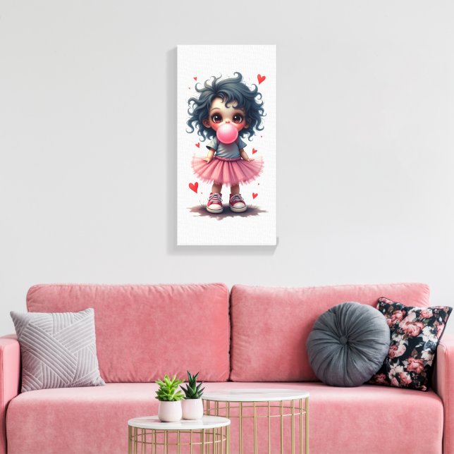 Impressão Em Tela Coisinha fofa (Insitu(Sala de estar))