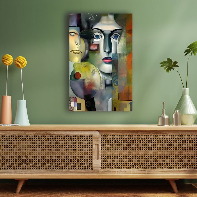 Impressão Em Tela Colagem (Criador carregado)