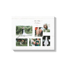 Colagem 6 Fotografias de Casamento Rustic Wood Scr