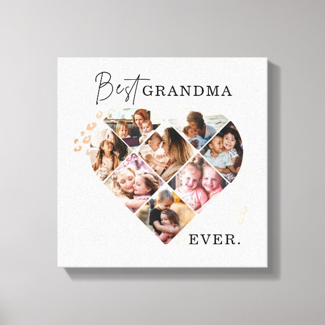 Impressão Em Tela Colagem cardíaca (Frente)