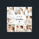 Impressão Em Tela Colagem De Cinzas Fotográficas Que Amo Sua Avó Mel<br><div class="desc">"Collage Photo Cinzas We Love You Grandma Best Gift" é provavelmente uma descrição para um quadro fotográfico ou monitor que apresenta uma colagem de fotos em tons de cinza com as palavras "We Love You Avó" exibido de forma destacada. Isso representaria um presente pensativo e sentimental para uma avó numa...</div>