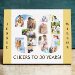 Impressão Em Tela Colagem de Foto aniversário de 30 anos Número 30 N<br><div class="desc">Crie seu próprio presente de aniversário de 30 anos exclusivo. Esta canvas inteligente é uma forma excelente de mostrar a sua colagem de fotos. O modelo está pronto para adicionar suas fotos favoritas, que aparecerão automaticamente na forma do número 30. Você também pode adicionar seu nome e ano de nascimento...</div>